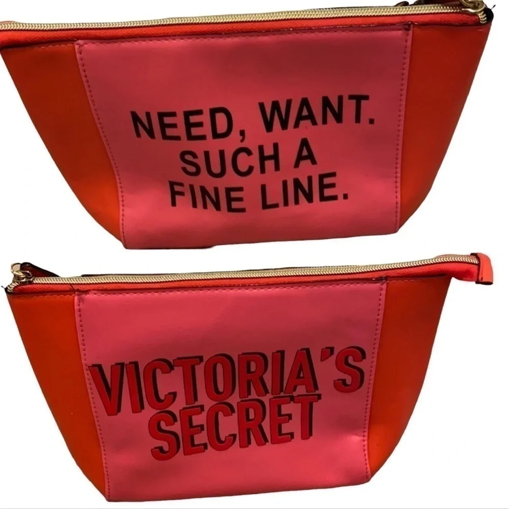 Victoria’s Secret pink cosmetics bag. New. No tags.